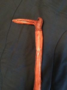 Hand carved cane 